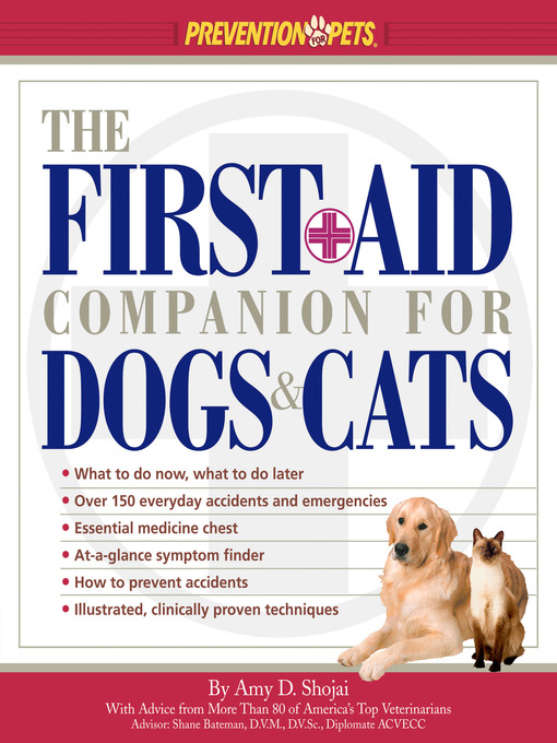 Title details for The First-Aid Companion for Dogs & Cats by Amy D. Shojai - Available